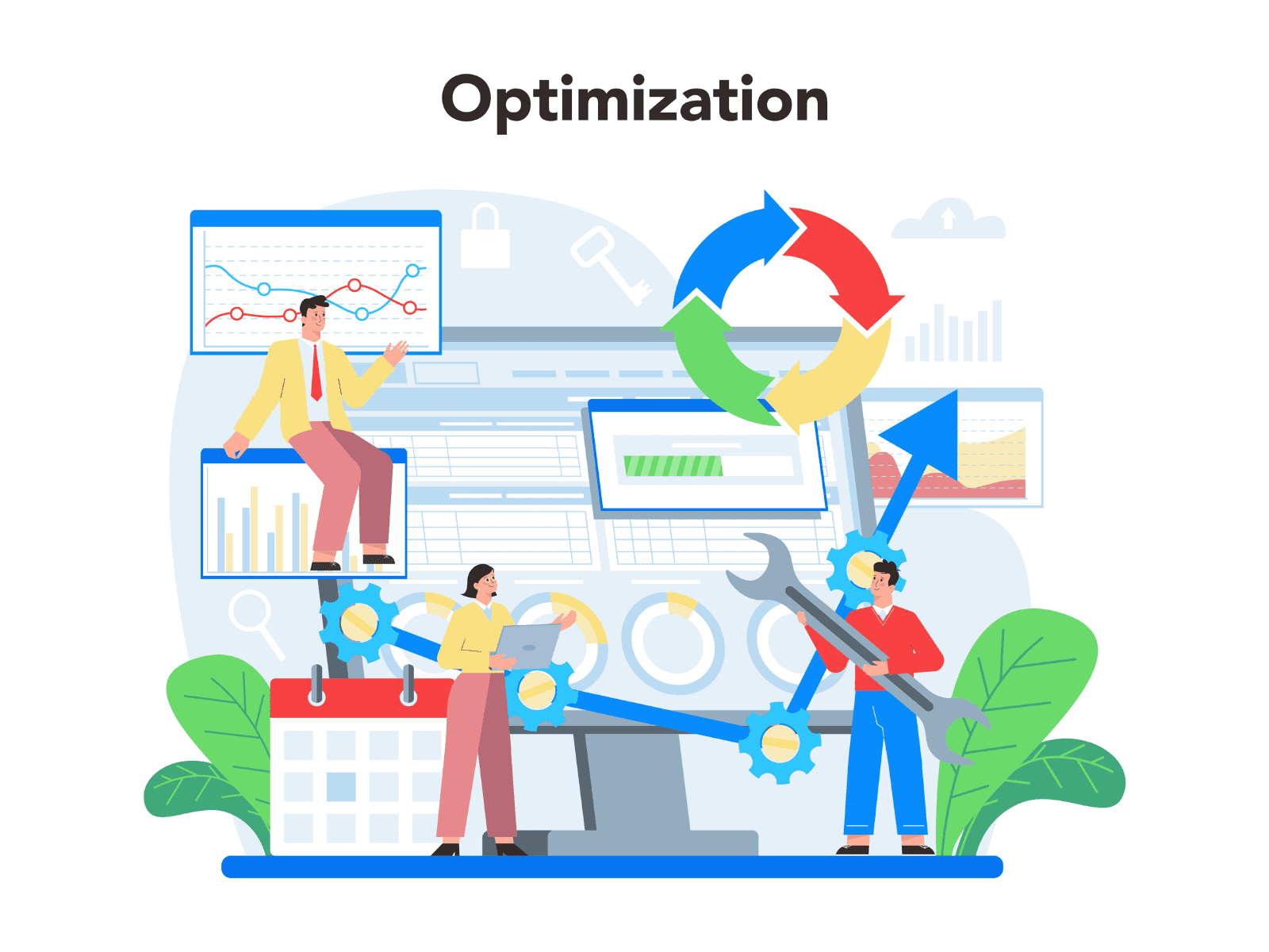 Diagram illustrating the AIO Answer Engine Optimization process with steps involving content analysis, keyword integration, and ranking improvement.