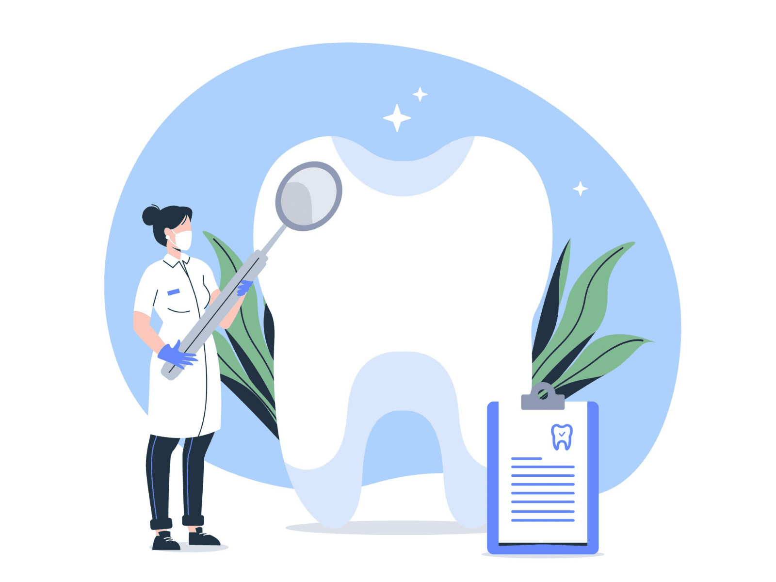 dentists-choose-us Group of smiling dentists in white coats giving thumbs up, promoting trust and professionalism.