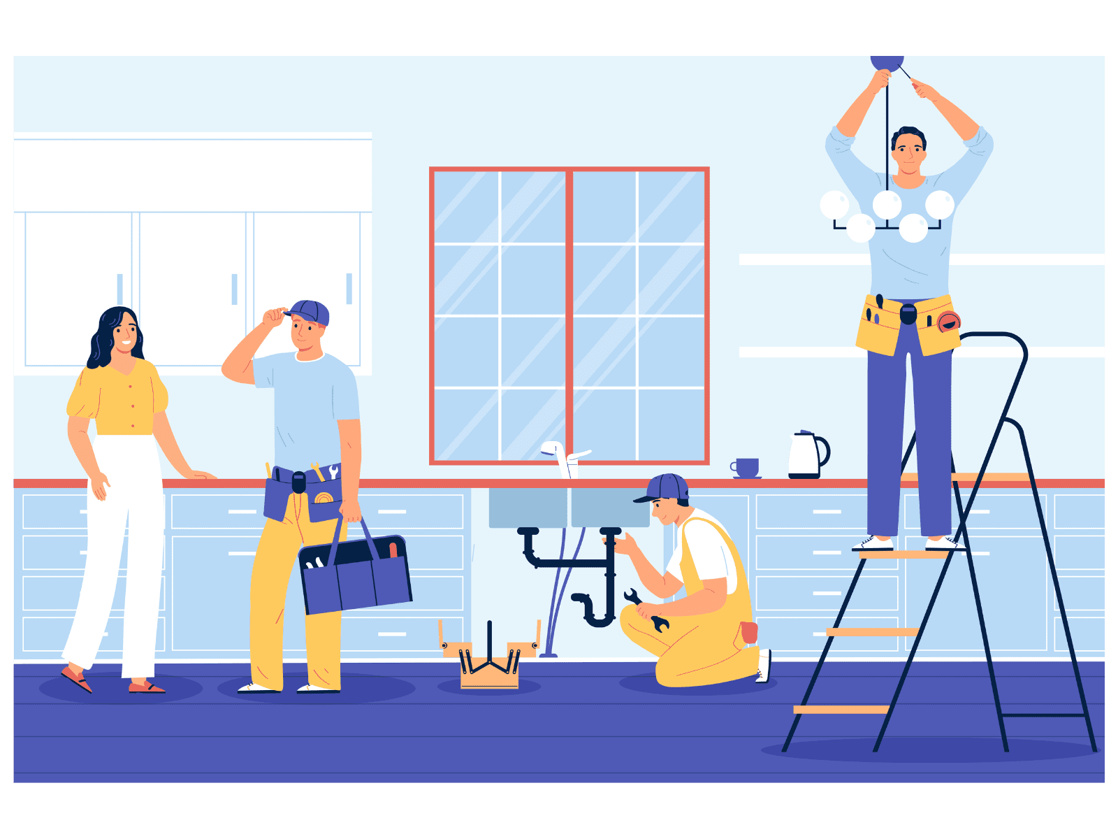 Logo for Home Services Trust featuring a shield icon and company name in bold lettering.