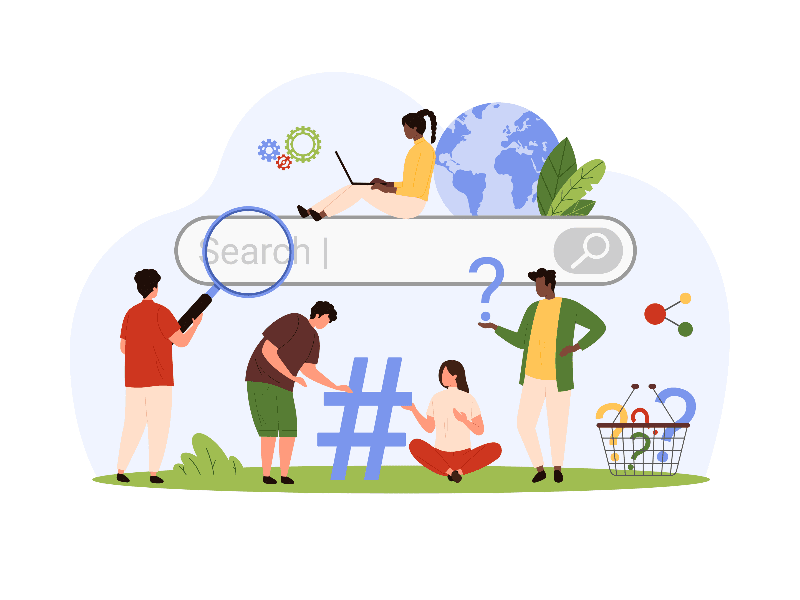 Comparison chart illustrating key differences between local SEO and national SEO strategies, highlighting factors such as target audience, keywords, and ranking focus.